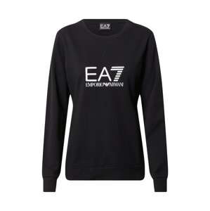 EA7 Emporio Armani Sweatshirt  černá / bílá