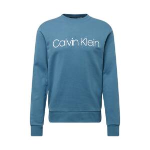 Calvin Klein Mikina  kouřově modrá / bílá