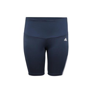 ADIDAS PERFORMANCE Sportovní kalhoty  tmavě modrá / bílá