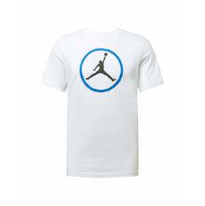Jordan Tričko  bílá / černá / nebeská modř