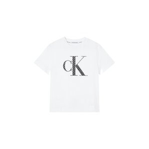 Calvin Klein Jeans Curve Tričko  bílá / černá