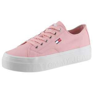 Tommy Jeans Tenisky  růžová / bílá / červená / námořnická modř