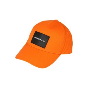 Calvin Klein Jeans Kšiltovka  svítivě oranžová / černá / bílá