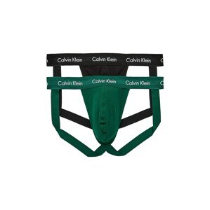 Calvin Klein Underwear Slipy  černá / zelená / bílá