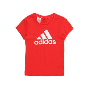 ADIDAS PERFORMANCE Funkční tričko  červená / bílá