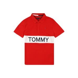 TOMMY HILFIGER Tričko  námořnická modř / červená / bílá