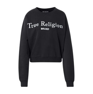 True Religion Mikina  černá / bílá