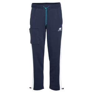 new balance Sportovní kalhoty 'Athletics Fleece'  modrá / bílá