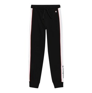 Champion Authentic Athletic Apparel Kalhoty  černá / bílá / ohnivá červená / korálová