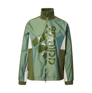 ADIDAS PERFORMANCE Sportovní bunda  olivová / bílá / pastelově zelená