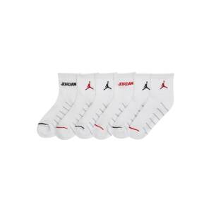 Jordan Ponožky 'LEGEND'  bílá / černá / červená