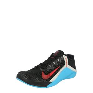NIKE Sportovní boty 'Nike Metcon 6'  černá / červená / bílá / tyrkysová