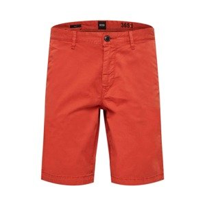 BOSS Casual Kalhoty  oranžově červená
