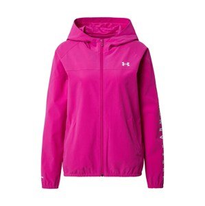 Under Armour Training woven hooded jacket in pink