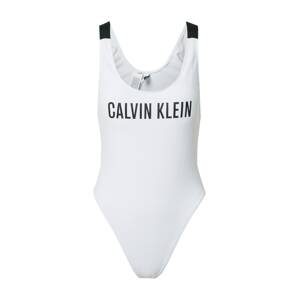 Calvin Klein Swimwear Plavky  bílá / černá