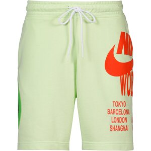 Nike Sportswear Kalhoty  oranžová / zelená / černá / pastelově zelená
