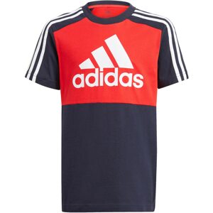 ADIDAS PERFORMANCE Funkční tričko  červená / tmavě modrá / bílá