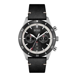 BOSS Casual Analogové hodinky  černá / stříbrná