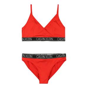 Calvin Klein Swimwear Bikiny  červená