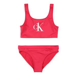 Calvin Klein Swimwear Bikiny  pink / bílá