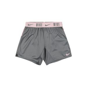 NIKE Sportovní kalhoty 'Trophy'  šedá / pastelově růžová