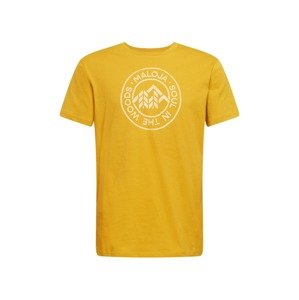 Maloja Funkční tričko 'Rotbirne'  žlutá / bílá