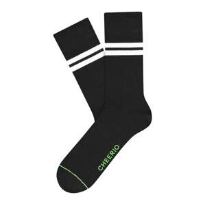CHEERIO* Ponožky 'TENNIS TYPE'  černá / bílá