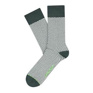 CHEERIO* Ponožky 'HERRINGBONE HOMIE'  zelená