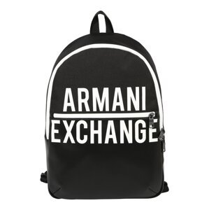 ARMANI EXCHANGE Batoh  bílá / černá