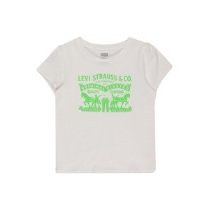 LEVI'S Tričko  světle šedá / svítivě zelená