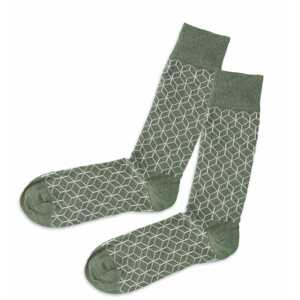 DillySocks Socken  bílá / tmavě zelená