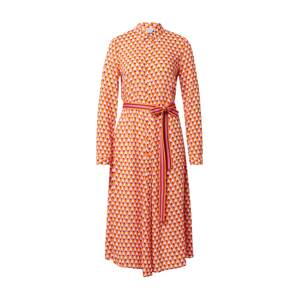 Emily Van Den Bergh Košilové šaty  světle růžová / pitaya / jasně oranžová / bílá