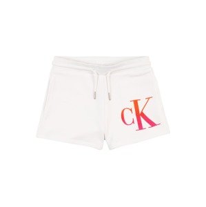 Calvin Klein Jeans Kalhoty  bílá / pink