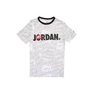 Jordan Tričko 'JUMPMAN'  bílá / šedá / černá / červená