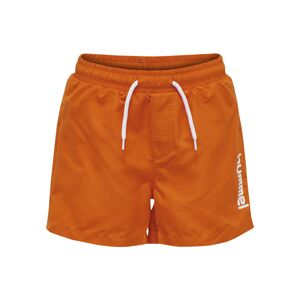 Hummel Plavecké šortky  oranžová / bílá