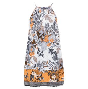 Superdry Letní šaty 'Cami'  bílá / antracitová / oranžová