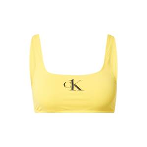 Calvin Klein Swimwear Horní díl plavek  žlutá / černá