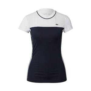 Lacoste Sport Funkční tričko  bílá / noční modrá