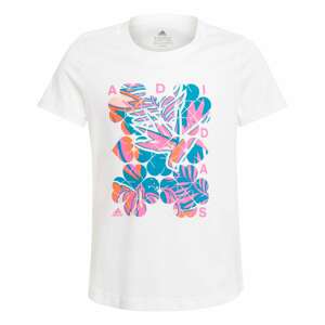 ADIDAS PERFORMANCE Funkční tričko 'Tropical GPX'  bílá / modrá / pink / oranžová