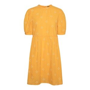 Vero Moda Curve Šaty  žlutá / světle žlutá