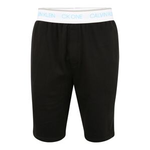 Calvin Klein Underwear Pyžamové kalhoty aqua modrá / černá / bílá