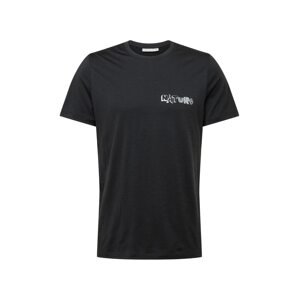 ICEBREAKER Funkční tričko  černá / bílá