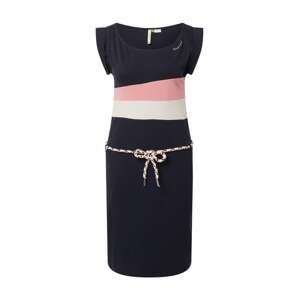 Ragwear Letní šaty 'Taraya'  bílá / pink / námořnická modř