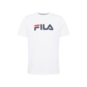 FILA Funkční tričko  bílá / námořnická modř / světle červená