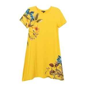 Desigual Letní šaty 'LAS VEGAS'  žlutá / khaki / modrá / oranžová / fialová