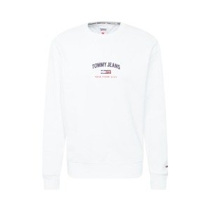 Tommy Jeans Sweatshirt 'Timeless'  bílá / námořnická modř / červená