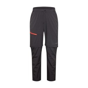 4F Outdoorové kalhoty  černá / oranžová