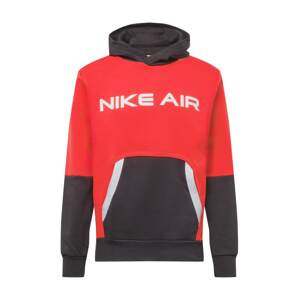 Nike Sportswear Mikina červená / černá / bílá