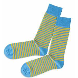 DillySocks Socken  modrá / žlutá