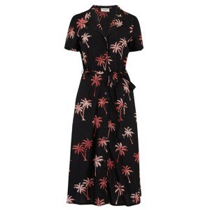 Sugarhill Brighton Košilové šaty 'Kendra Palm Tree Batik'  černá